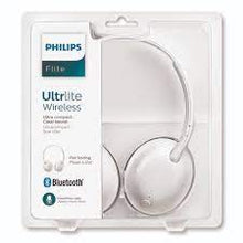 Load image into Gallery viewer, Philips Slim Fold Bluetooth Headphones - White