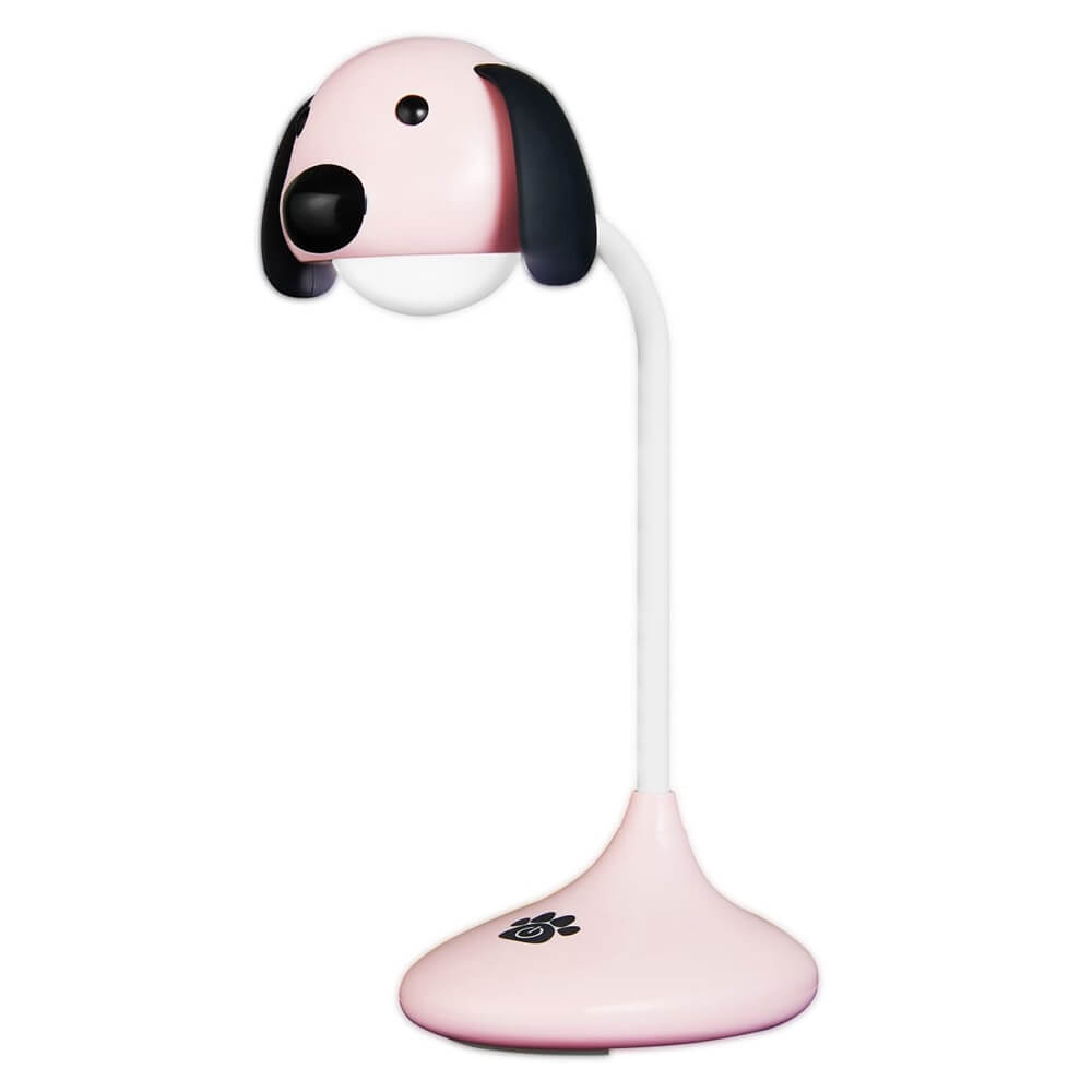 Volkano Lumo Neon Series LED Desk Lamp Pink Dog
