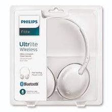 Load image into Gallery viewer, Philips Slim Fold Bluetooth Headphones - White
