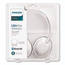 Philips Slim Fold Bluetooth Headphones - White