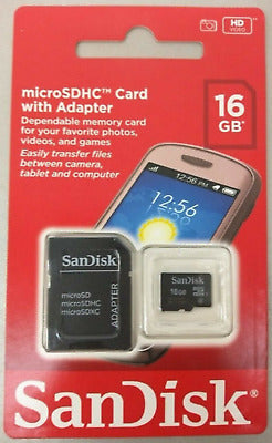 Memory Card SanDisk 16GB Class 4