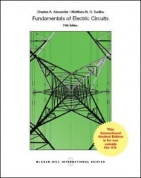 FUNDAMENTALS OF ELECTRIC CIRCUITS (REF TO 9780077173944)