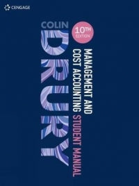 MANAGEMENT AND COST ACCOUNTING (STUDENT MANUAL)