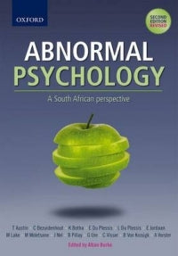 ABNORMAL PSYCHOLOGY: A SA PERSPECTIVE (REFER TO 9780190722562)