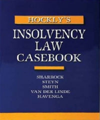 HOCKLYS INSOLVENCY LAW CASE BOOK (H/C)