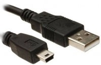 CABLE USB 2POINT A MALE TO MINI USB 1POINT8 METER