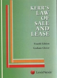 LAW OF SALE AND LEASE